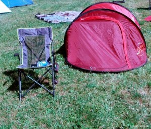Vier Quadratmeter Ruhe und Frieden auf dem Festival - Das eigene Zelt